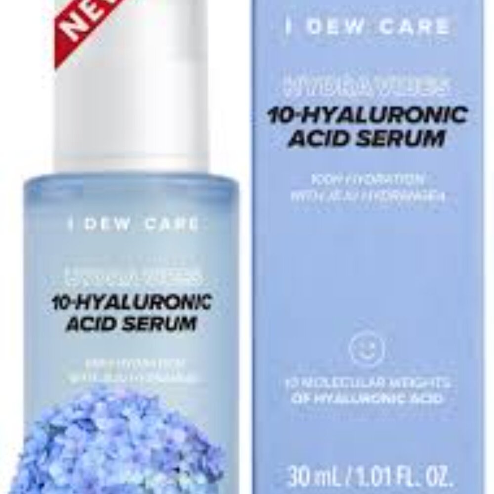 NIB- I DEW CARE Hydra Vibes Serum, 10-Hyaluronic Acid, 1.01 fl oz/30 mL - Picture 4 of 7